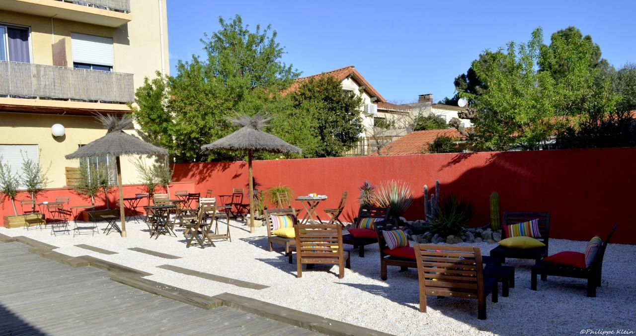 Hotel Les Mimosas Аржель-сюр-Мер Экстерьер фото